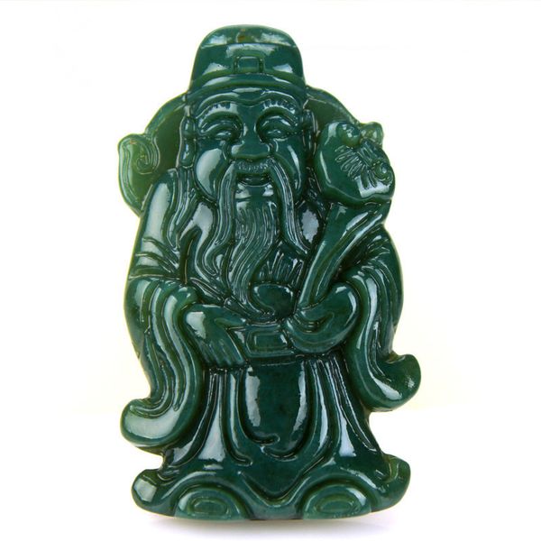 natural hetian jade qingyu xinjiang god of wealth pendant zhaocai jinbao jade god of wealth pendant, Silver
natural hetian jade qingyu xinjiang god of wealth pendant zhaocai jinbao jade god of wealth pendant, Silver