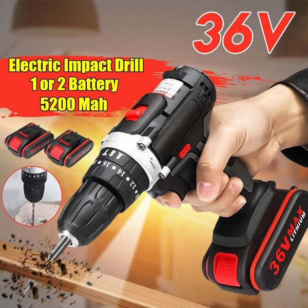 новейшие 36v electric ударная дрель diy главная электрическая отвертка беспроводные аккумуляторные дрели 1/2 li-ионная аккумуляторная батаре
новейшие 36v electric ударная дрель diy главная электрическая отвертка беспроводные аккумуляторные дрели 1/2 li-ионная аккумуляторная батаре