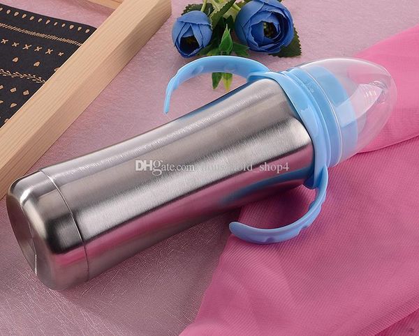 stainless steel nursing bottle with food grade silicone nipple baby milk feeders infant bottles 8oz kids cups
stainless steel nursing bottle with food grade silicone nipple baby milk feeders infant bottles 8oz kids cups