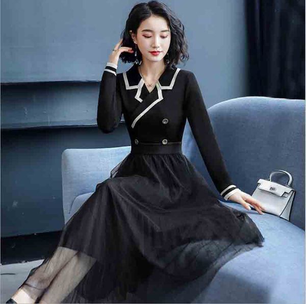 2019 autumn new professional suit dress temperament net yarn skirt sweater knitted black long skirt women, Black;gray
2019 autumn new professional suit dress temperament net yarn skirt sweater knitted black long skirt women, Black;gray
