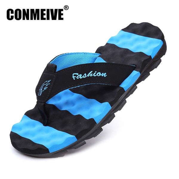 conmeive summer men's flip flops fashion brand rubber anti-slip male beach slippers outside sandals 2018 good quality men shoes, Black
conmeive summer men's flip flops fashion brand rubber anti-slip male beach slippers outside sandals 2018 good quality men shoes, Black
