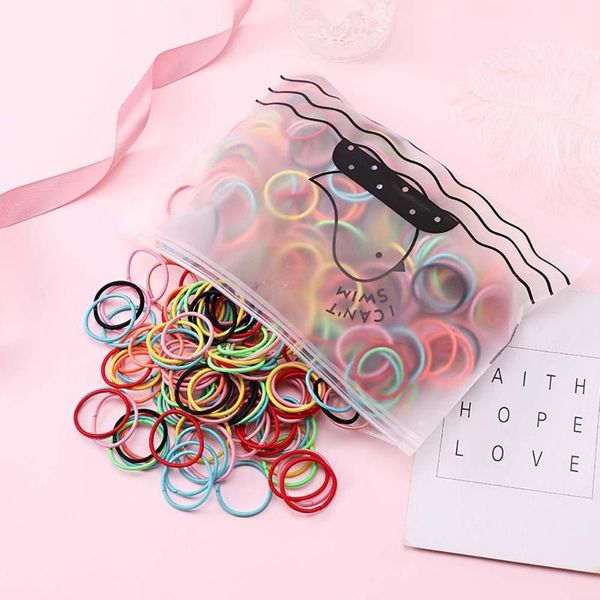 100 pcs/bag girls cute colorful elastic hair rope ponytail holder scrunchie hair ring fashion accessories, Slivery;white
100 pcs/bag girls cute colorful elastic hair rope ponytail holder scrunchie hair ring fashion accessories, Slivery;white