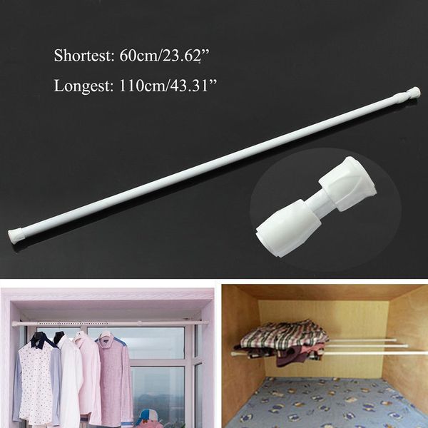 closet cabinet adjustable telescopic pole shower curtain rail pole window tension rod extendable
closet cabinet adjustable telescopic pole shower curtain rail pole window tension rod extendable