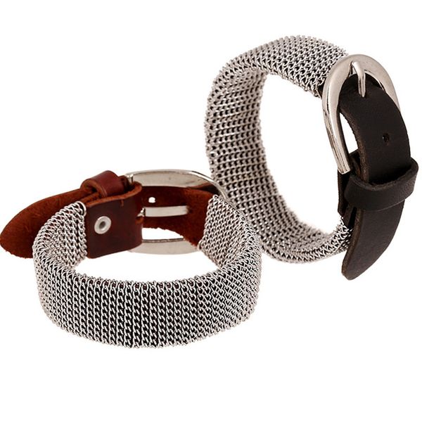 punk vintage creative european and american men chain winding leather bracelet fashion personality women jewelry accessories, Golden;silver
punk vintage creative european and american men chain winding leather bracelet fashion personality women jewelry accessories, Golden;silver