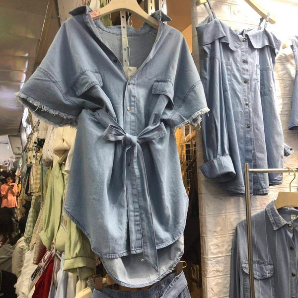 2019 новое прибытие вскользь вадимом корейского blusas летней женщины новая рубашка однобортный с короткими рукавами wash свободные длинные, White
2019 новое прибытие вскользь вадимом корейского blusas летней женщины новая рубашка однобортный с короткими рукавами wash свободные длинные, White
