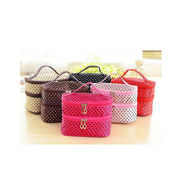 new polka dot print cosmetic bag women multifunction travel zipper up makeup bag case pouch toiletry organizer fashion
new polka dot print cosmetic bag women multifunction travel zipper up makeup bag case pouch toiletry organizer fashion
