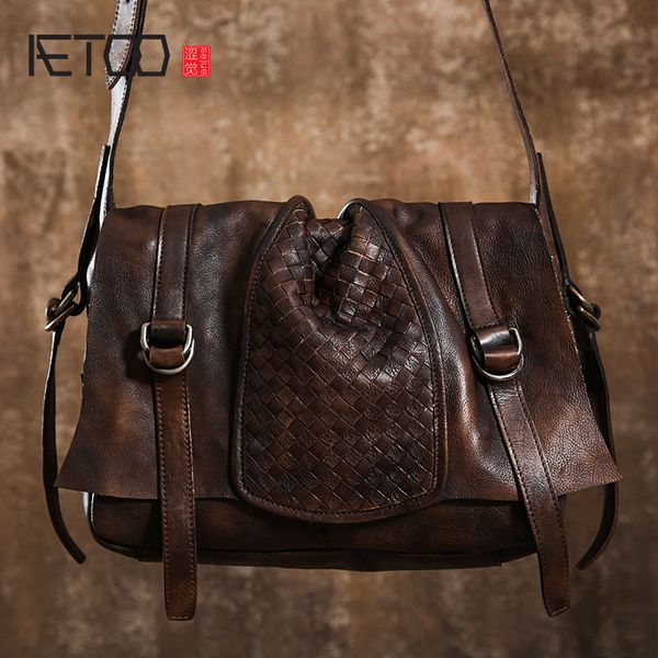 aetoo original handmade male package tanned leather shoulder bag retro messenger bag leisure first layer cowhide nostalgia
aetoo original handmade male package tanned leather shoulder bag retro messenger bag leisure first layer cowhide nostalgia
