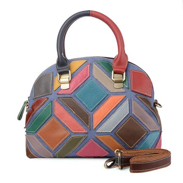 new leather lady handbag plaid cowhide colouring oblique bag splice single shoulder bag
new leather lady handbag plaid cowhide colouring oblique bag splice single shoulder bag