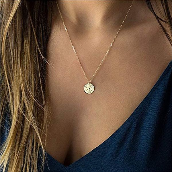 women's jewelry alloy gold coin long round pendant simple necklace exquisite fashion simple jewelry for female gift 2020 new, Silver
women's jewelry alloy gold coin long round pendant simple necklace exquisite fashion simple jewelry for female gift 2020 new, Silver