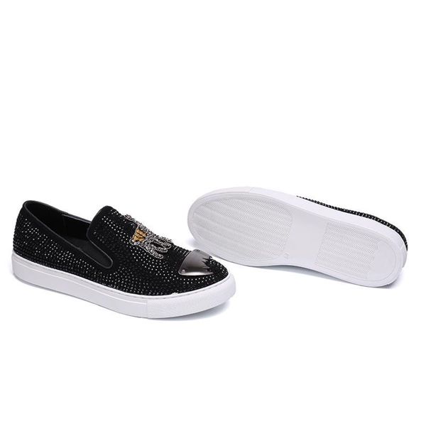 animal prints deer embroidery rhinestone men loafers fashion male nightclub party shoes zapatos de novio casual shoes 0010, Black
animal prints deer embroidery rhinestone men loafers fashion male nightclub party shoes zapatos de novio casual shoes 0010, Black
