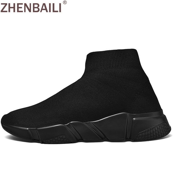 zhenbaili summer autumn breathable men women high sneakers 2019 lightweight knitted socj shoes flat casual walking trainers, Black
zhenbaili summer autumn breathable men women high sneakers 2019 lightweight knitted socj shoes flat casual walking trainers, Black