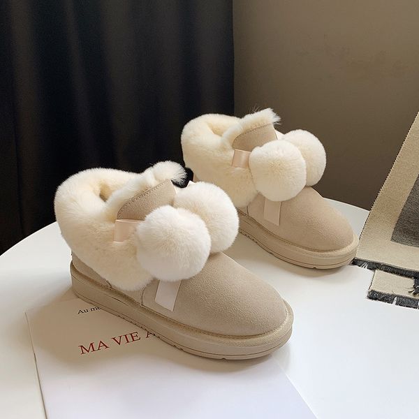 b3 size 35-40 girls fashion faxu fur shaggy snow boots female winter outdoor boot woman cute bowknot shoes women leisure shoe, Black
b3 size 35-40 girls fashion faxu fur shaggy snow boots female winter outdoor boot woman cute bowknot shoes women leisure shoe, Black