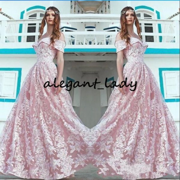 off shoulder pink prom formal dresses 2019 modest fairy lace floral applique full length arabic dubai evening wear gown, Black
off shoulder pink prom formal dresses 2019 modest fairy lace floral applique full length arabic dubai evening wear gown, Black