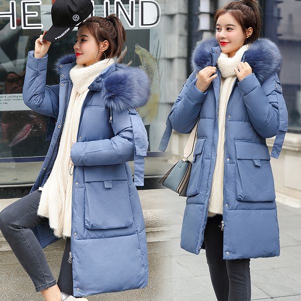 fur collar coat women winter jackets down cotton hooded coat plus size parkas slim lace-up coats long fashion female, Black
fur collar coat women winter jackets down cotton hooded coat plus size parkas slim lace-up coats long fashion female, Black