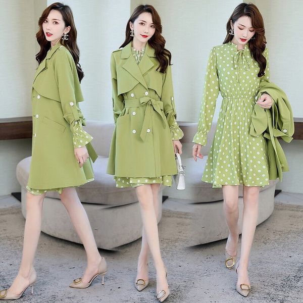 ladies knee length dress suits for women office wear long trench coat & dress 2 two piece set clothing women formal dresses suit, White;black
ladies knee length dress suits for women office wear long trench coat & dress 2 two piece set clothing women formal dresses suit, White;black