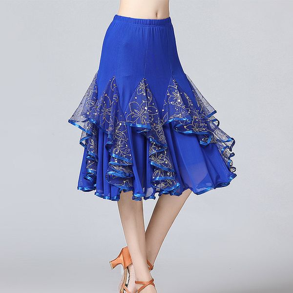 new ballroom dance skirts women latin tango modern dancing skirts national standard waltz flamenco competition dance dress, Black;red
new ballroom dance skirts women latin tango modern dancing skirts national standard waltz flamenco competition dance dress, Black;red