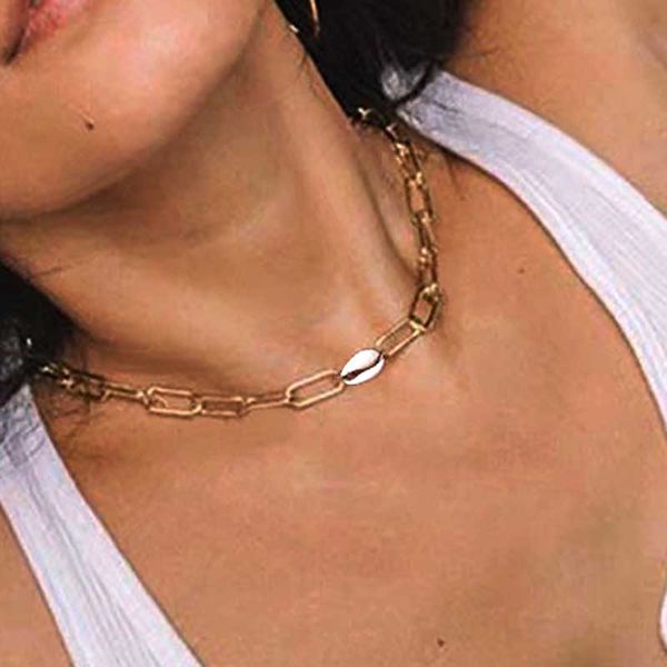 ifmia 2020 gold chain shell choker necklace women hip hop statement necklaces big chunky thick cuban necklace jewelry wholesale, Golden;silver
ifmia 2020 gold chain shell choker necklace women hip hop statement necklaces big chunky thick cuban necklace jewelry wholesale, Golden;silver