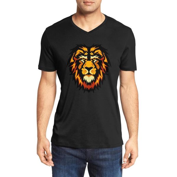 men's creative orange lion head fashion v-neck t-shirt design fun cotton shirt humorous short sleeve dabbing lion funny animals colorfu, White;black
men's creative orange lion head fashion v-neck t-shirt design fun cotton shirt humorous short sleeve dabbing lion funny animals colorfu, White;black