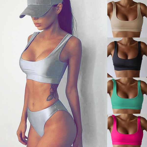 women bathing suit padded bra push-up bikini set solid color swimsuit high waist swimwear bandeau beachwear biquini 2018
women bathing suit padded bra push-up bikini set solid color swimsuit high waist swimwear bandeau beachwear biquini 2018