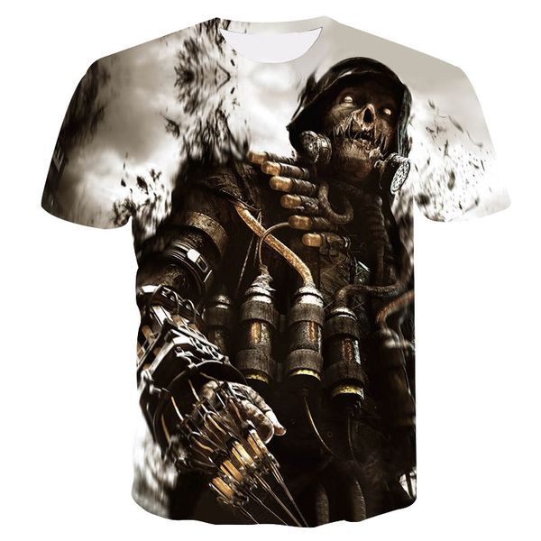 cool t-shirt 2019 new 3d skull warrior fashion double sided design men's t-shirt summer quick-drying casual round neck, White;black
cool t-shirt 2019 new 3d skull warrior fashion double sided design men's t-shirt summer quick-drying casual round neck, White;black