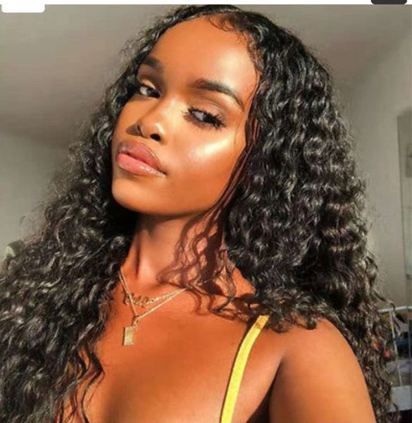 360 lace frontal wig human hair water wave glueless brazilian hair lace front wig for black women 130% density 18inch, Black;brown
360 lace frontal wig human hair water wave glueless brazilian hair lace front wig for black women 130% density 18inch, Black;brown