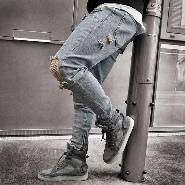 fit holes zipper pencil pants hombes pantalones ripped denim blue designer jeans mens clothing draped slim
fit holes zipper pencil pants hombes pantalones ripped denim blue designer jeans mens clothing draped slim