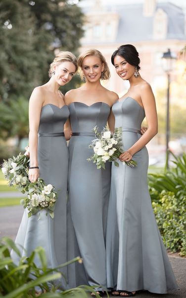 grey satin beach mermaid girl bridesmaid dresses simple designs maid of honor dresses 2020 new long bridesmaid robes robe de soiree, White;pink
grey satin beach mermaid girl bridesmaid dresses simple designs maid of honor dresses 2020 new long bridesmaid robes robe de soiree, White;pink