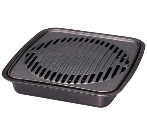 household non-stick smokeless barbecue grill pan comes with water insulation layer drip hole design easy to take baking pan off
household non-stick smokeless barbecue grill pan comes with water insulation layer drip hole design easy to take baking pan off