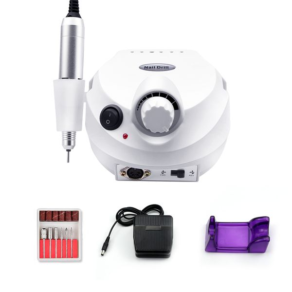 35000rpm pro electric nail drill machine with 6 nail drill bit for manicure pedicure kit tools manicure & accessory
35000rpm pro electric nail drill machine with 6 nail drill bit for manicure pedicure kit tools manicure & accessory