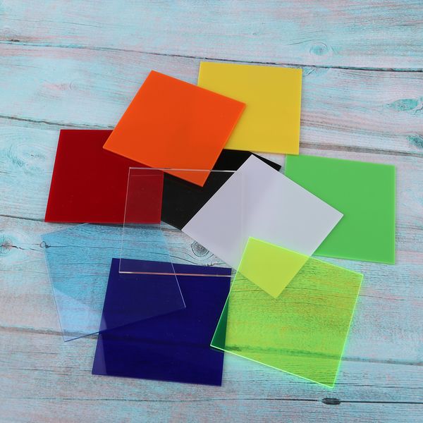10 pieces multi-color acrylic plate board p frame diy cabin production materials 8x8cm
10 pieces multi-color acrylic plate board p frame diy cabin production materials 8x8cm