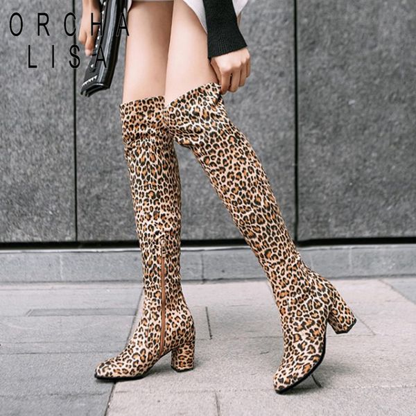 orcha lisa faux suede leopard boots women long boots over knee high women's autumn winter thigh high shoes woman, Black
orcha lisa faux suede leopard boots women long boots over knee high women's autumn winter thigh high shoes woman, Black