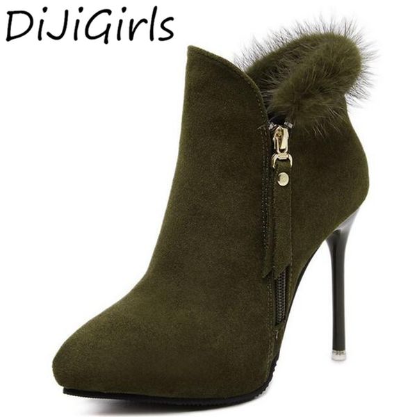 dijigirls winter ladies high heel ankle boots pointed head square head booties side zipper boots fashion roman style women, Black
dijigirls winter ladies high heel ankle boots pointed head square head booties side zipper boots fashion roman style women, Black