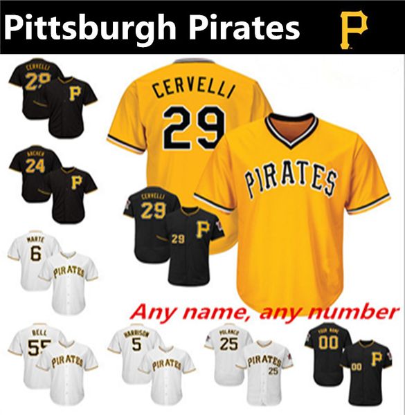 Custom Pittsburgh Jersey 55 Josh Bell 24 Chris Archer 8 Willie Stargell 6 Starling Marte Frazier Tucker Taillon Kuhl Honus Clemente Cervelli
Custom Pittsburgh Jersey 55 Josh Bell 24 Chris Archer 8 Willie Stargell 6 Starling Marte Frazier Tucker Taillon Kuhl Honus Clemente Cervelli