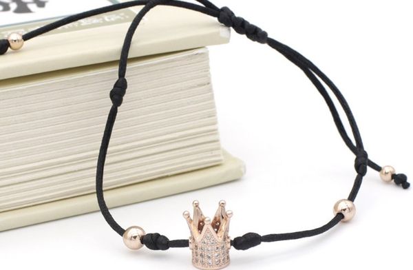 8mm dy454 gold silver crown micro pave cz zircon cubic zirconia bracelet reiki chakra macrame charm braided copper rope bangles, Black
8mm dy454 gold silver crown micro pave cz zircon cubic zirconia bracelet reiki chakra macrame charm braided copper rope bangles, Black