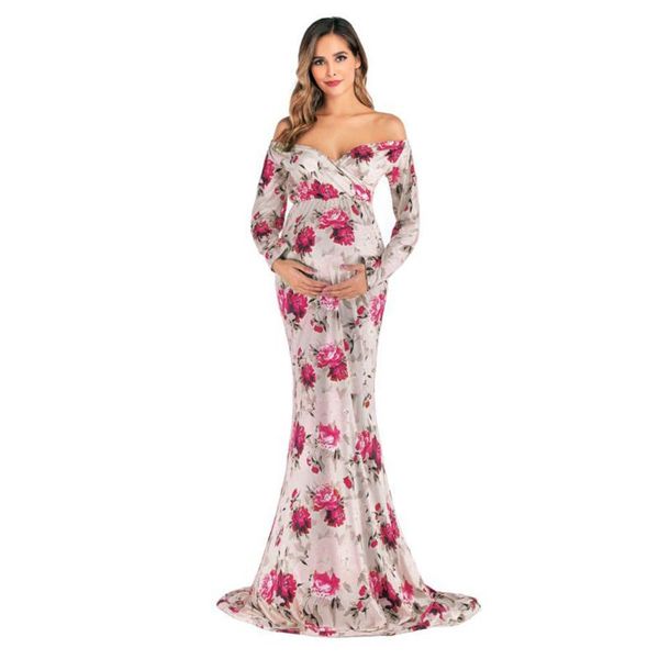 pregnancy clothes for women women pregnants maternity pgraphy props off shoulder long sleeve v-neck print dress sukienki, White
pregnancy clothes for women women pregnants maternity pgraphy props off shoulder long sleeve v-neck print dress sukienki, White