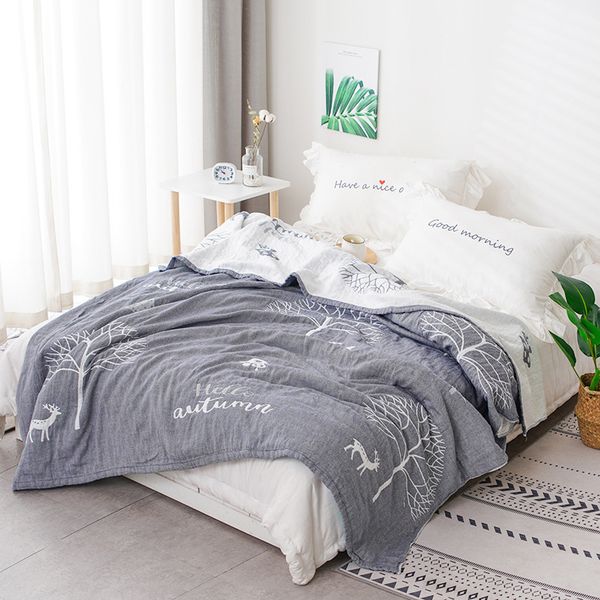 three layer summer pure cotton super soft washed muslin air condition blanket sofa bedding travel sleeping nap throw blankets
three layer summer pure cotton super soft washed muslin air condition blanket sofa bedding travel sleeping nap throw blankets