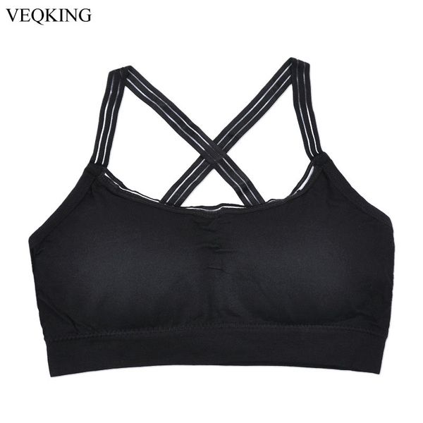 veqking women sports bras cross back padded yoga bra breathable gym fitness athletic running bra cropped gym deportivo mujer, White;black
veqking women sports bras cross back padded yoga bra breathable gym fitness athletic running bra cropped gym deportivo mujer, White;black