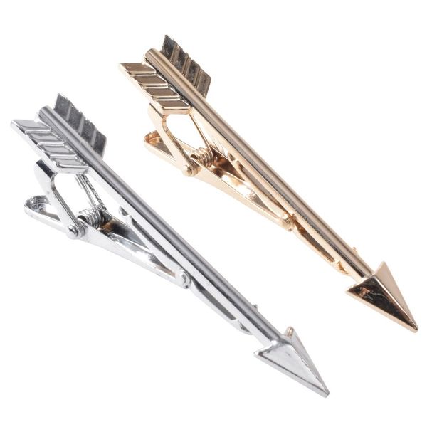 2pcs/set unique men tie clips arrow shape solid color exquisite stainless steel wedding necktie tie clips jewelry, Silver;golden
2pcs/set unique men tie clips arrow shape solid color exquisite stainless steel wedding necktie tie clips jewelry, Silver;golden