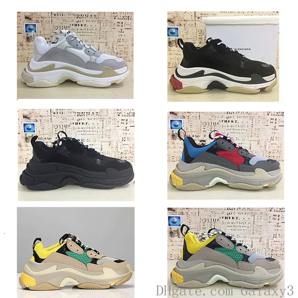 new fashion paris 17fw triple-s sneaker triple s casual dad shoes for men s women beige black sports designer shoe size 36-45 
new fashion paris 17fw triple-s sneaker triple s casual dad shoes for men s women beige black sports designer shoe size 36-45