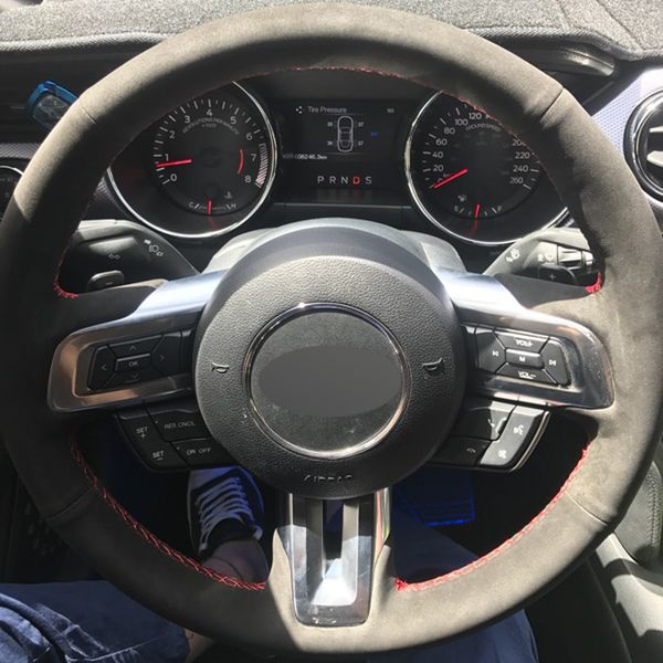 black suede diy hand-stitched car steering wheel cover for ford mustang ford mustang gt ford gt
black suede diy hand-stitched car steering wheel cover for ford mustang ford mustang gt ford gt
