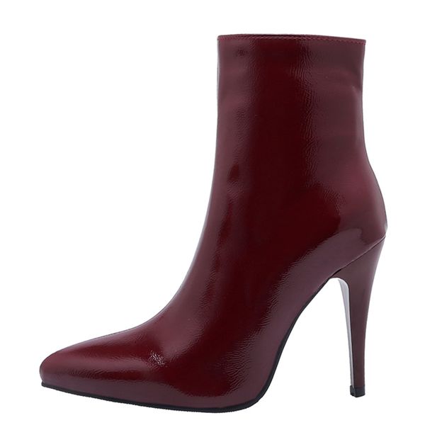 plus size 48 2019 new winter women ankle boots fashion zip pointed toe footwear high heels female boots party shoes women, Black
plus size 48 2019 new winter women ankle boots fashion zip pointed toe footwear high heels female boots party shoes women, Black