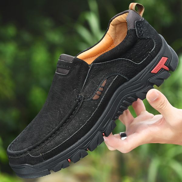 gomnear 2019 non-slip hiking shoes men trekking first layer cowhide leather sneakers outdoor breathable hiking boots big size
gomnear 2019 non-slip hiking shoes men trekking first layer cowhide leather sneakers outdoor breathable hiking boots big size