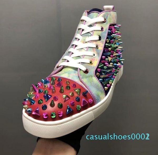 ace red bottom дизайнерские шипованных шипы flats повседневная обувь обувь для мужчин и женщин партии любителей подлинная кроссовки из кожи, Black
ace red bottom дизайнерские шипованных шипы flats повседневная обувь обувь для мужчин и женщин партии любителей подлинная кроссовки из кожи, Black