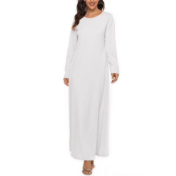 solid color muslim clothing for women fashion long sleeve sashes abaya ladies casual o-neck abayas, Red
solid color muslim clothing for women fashion long sleeve sashes abaya ladies casual o-neck abayas, Red