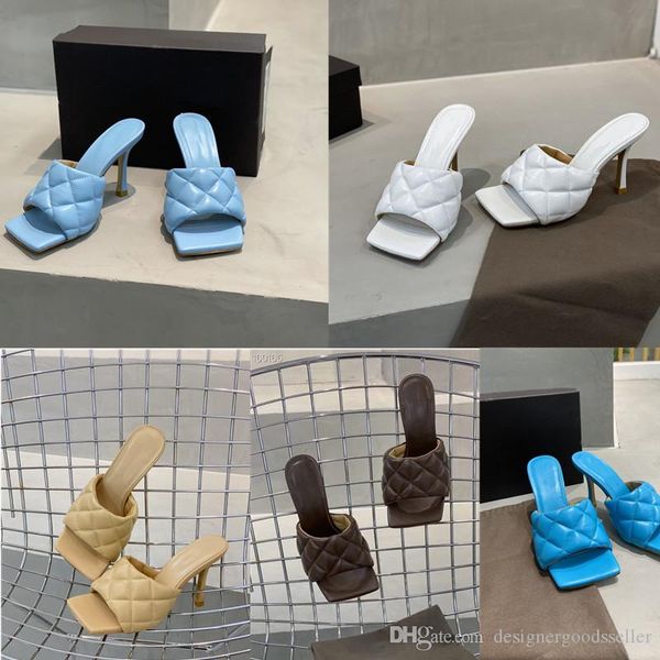 luxury wedding high heels padded sandals in nappa dream designer women's slippers square toe sandal real leather women flip flop, Black
luxury wedding high heels padded sandals in nappa dream designer women's slippers square toe sandal real leather women flip flop, Black