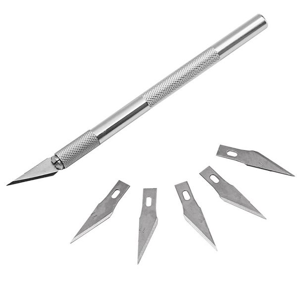 1set 6 blades mobile phone pcb diy repair manual tool + non-slip metal scalpel tool set carving
1set 6 blades mobile phone pcb diy repair manual tool + non-slip metal scalpel tool set carving
