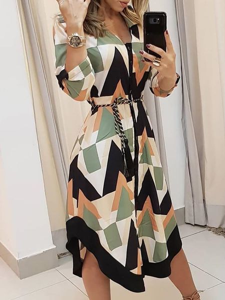 2020 summer women elegant vacation stylish leisure dress female slimming colorblocked geo print asymmetrical casual dress, Black;gray
2020 summer women elegant vacation stylish leisure dress female slimming colorblocked geo print asymmetrical casual dress, Black;gray