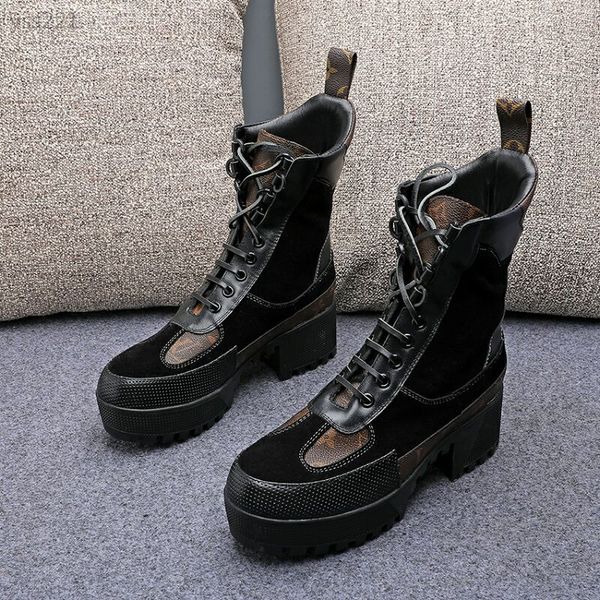 2020 europe and america ankle boots outdoor lace-up womens thick bottom waterproof heel shoes genuine leather high-end martin boots, Black
2020 europe and america ankle boots outdoor lace-up womens thick bottom waterproof heel shoes genuine leather high-end martin boots, Black