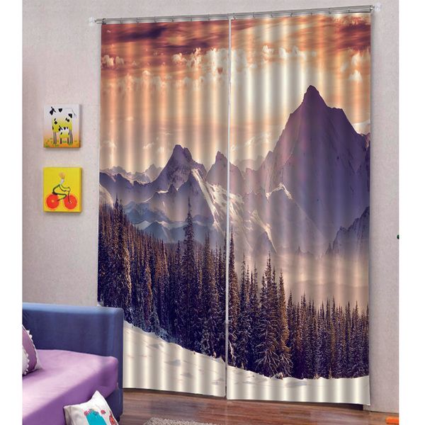 3d p print curtains dreamy mountain view window blinds blackout curtain drapes 2 panels one set
3d p print curtains dreamy mountain view window blinds blackout curtain drapes 2 panels one set