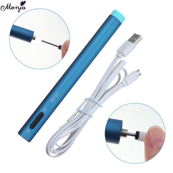 monja portable mini nail art drill electric machine rechargeable nail polishing grinding pen pedicure manicure equipment tool, Silver
monja portable mini nail art drill electric machine rechargeable nail polishing grinding pen pedicure manicure equipment tool, Silver
